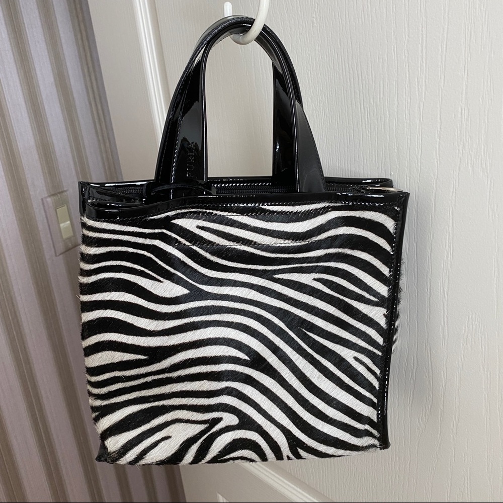 Furla - zebra pattern purse